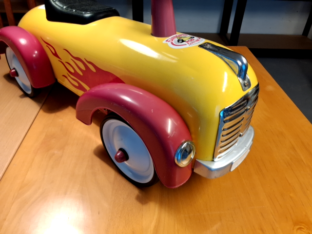 Baghera speedster skubbebil Retro stil